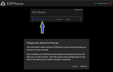prepare for first use screenshot